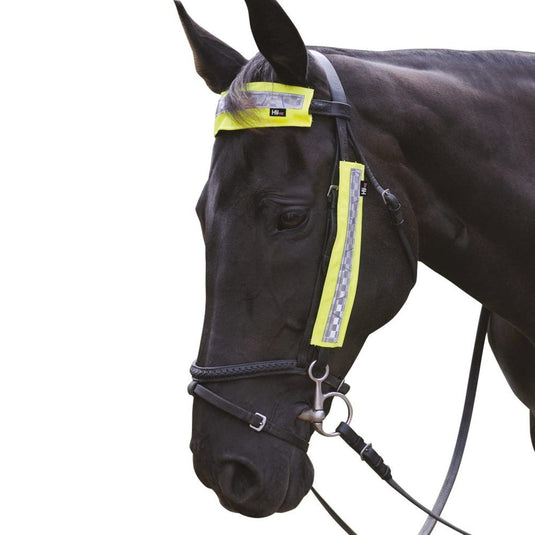 Reflector Retro Bridle Set Yellow - Ashurst Equestrian & Country