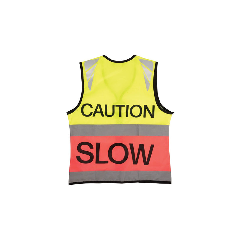 Load image into Gallery viewer, Reflector Two Tone Tabard By Hy Equestrian 10 Mph/2 M Yel/Pnk - Ashurst Equestrian &amp; Country
