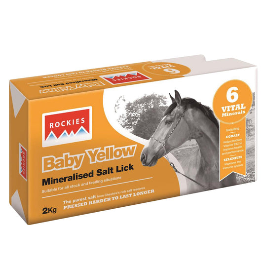 Rockies Baby Yellow Salt Lick - Ashurst Equestrian & Country