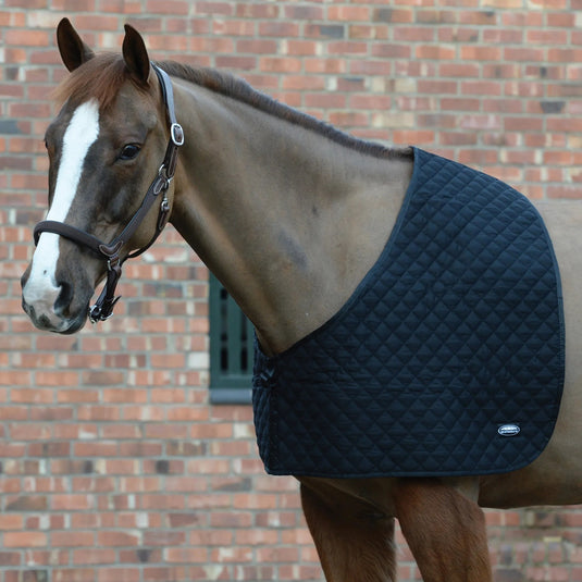 Roma Deluxe Quilted Shoulder Guard - Black - Ashurst Equestrian & Country