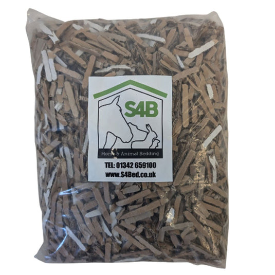 S4Bed Recycled Cardboard Small Animal Bedding 2kg - Ashurst Equestrian & Country