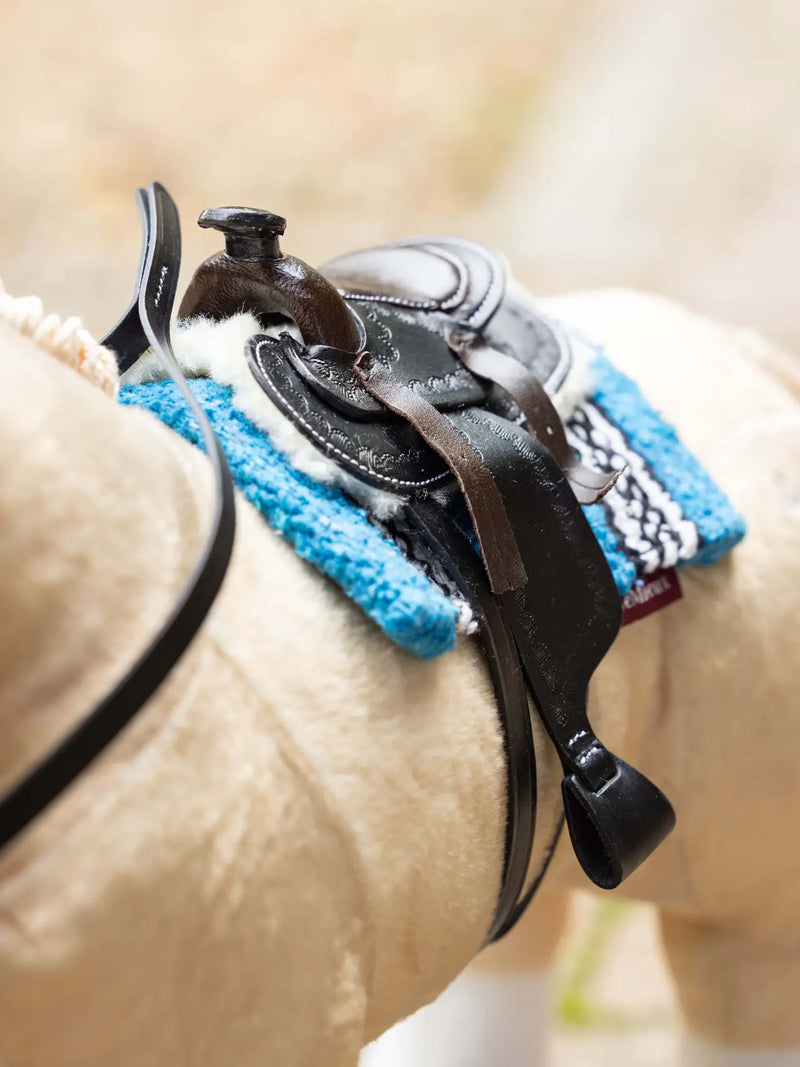 Load image into Gallery viewer, Le Mieux Toy Pony Western Pad Azure

