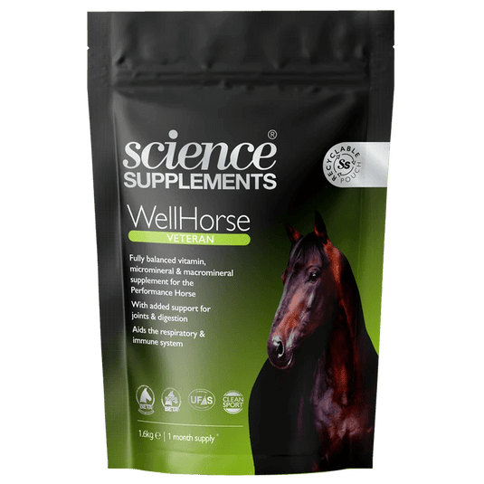 Science Supplements WellHorse Veteran - 1.6kg. - Ashurst Equestrian & Country