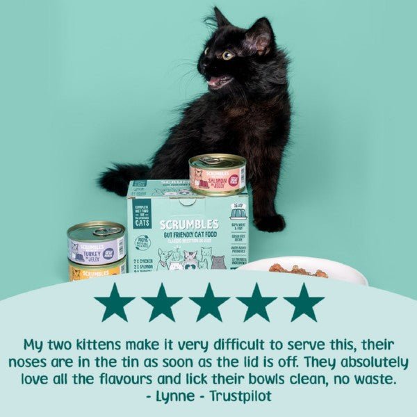Load image into Gallery viewer, Scrumbles Wet Cat Food in Jelly Classic Selection 6 x 85g - Ashurst Equestrian &amp; Country
