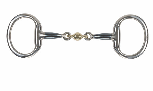 Shires Blue Sweet Iron Flat Eggbutt with Lozenge - Ashurst Equestrian & Country