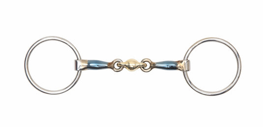 Shires Blue Sweet Iron Loose Ring With Lozenge - Ashurst Equestrian & Country