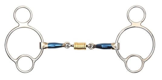 Shires Blue Sweet Iron Universal With Roller Link - Ashurst Equestrian & Country