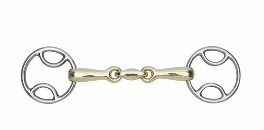 Shires Brass Alloy Bevel Bit With Lozenge - Ashurst Equestrian & Country