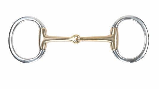 Shires Brass Alloy Flat Ring Jointed Eggbutt - Ashurst Equestrian & Country