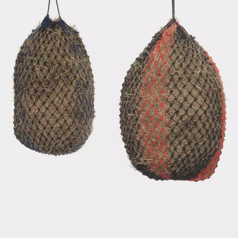 Load image into Gallery viewer, Shires Deluxe Haylage Net Black/Blue - Small - Ashurst Equestrian &amp; Country
