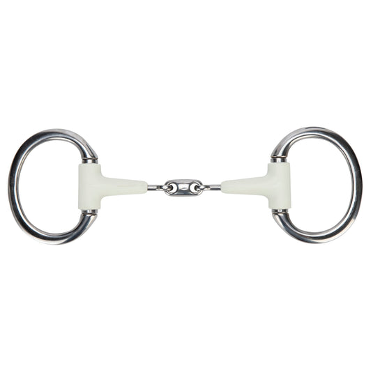 Shires EquiKind Softie Flat Ring Eggbutt Peanut Link - Ashurst Equestrian & Country