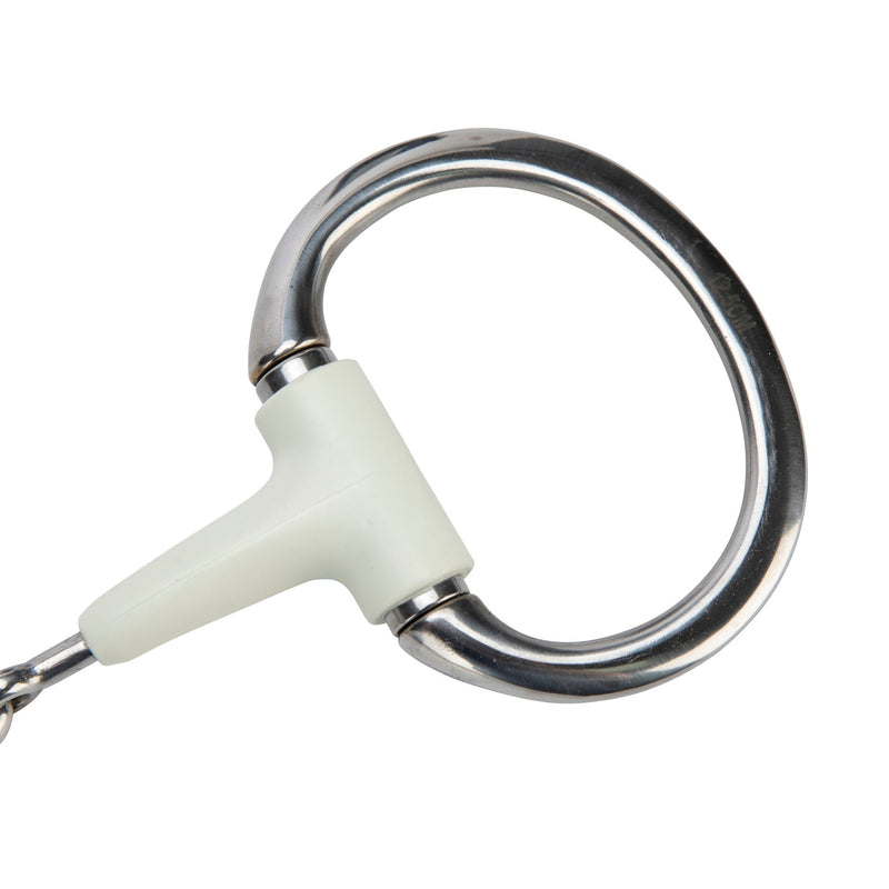 Load image into Gallery viewer, Shires EquiKind Softie Flat Ring Eggbutt Peanut Link - Ashurst Equestrian &amp; Country
