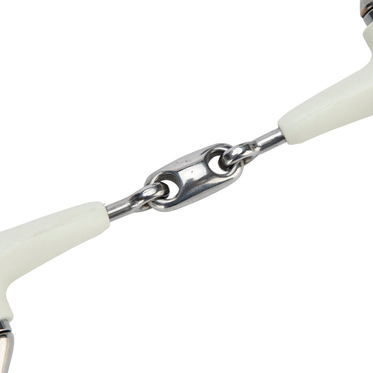 Shires EquiKind Softie Flat Ring Eggbutt Peanut Link - Ashurst Equestrian & Country