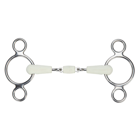 Shires EquiKind Softie Two Ring Gag Peanut Link - Ashurst Equestrian & Country