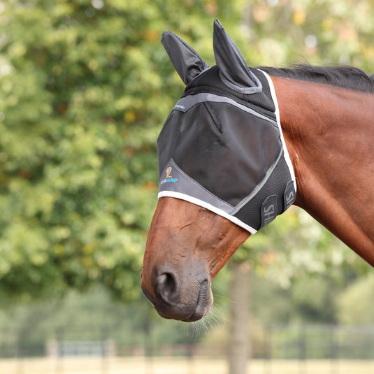 Shires FlyGuard Pro Air Motion Fly Mask with Ears - Ashurst Equestrian & Country