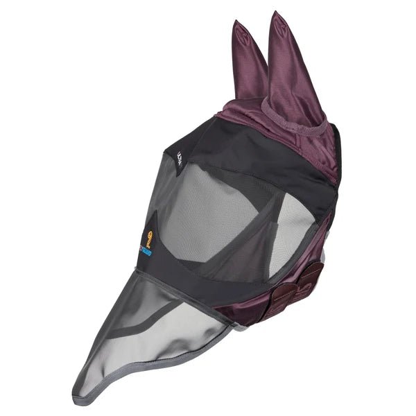 Load image into Gallery viewer, Shires FlyGuard Pro Deluxe Fly Mask with Ears &amp; Nose - Ashurst Equestrian &amp; Country
