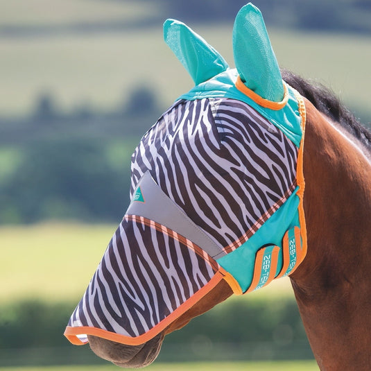 Shires FlyGuard Pro ZEB-TEK Fly Mask - Ashurst Equestrian & Country