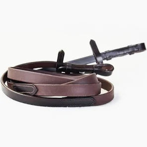 KM Elite Biothane Leather Reins