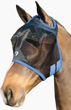 Hy Equestrian Mesh Half Mask without Ears