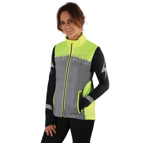 Silva Flash Lightweight Duo Reflective Gilet Yellow - Ashurst Equestrian & Country