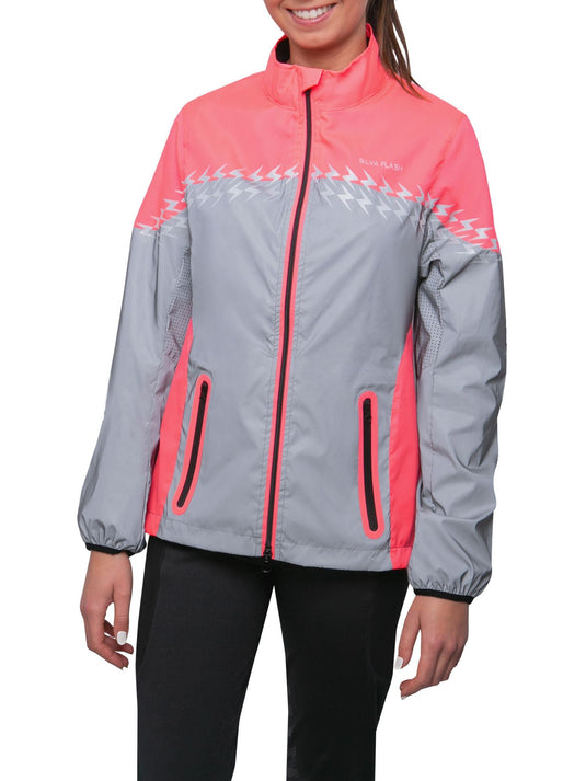 Silva Flash Lightweight Duo Reflective Jacket Pink - Ashurst Equestrian & Country