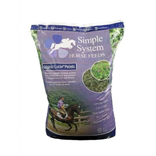Simple System Organic Lucie Pellets 20kg - Ashurst Equestrian & Country