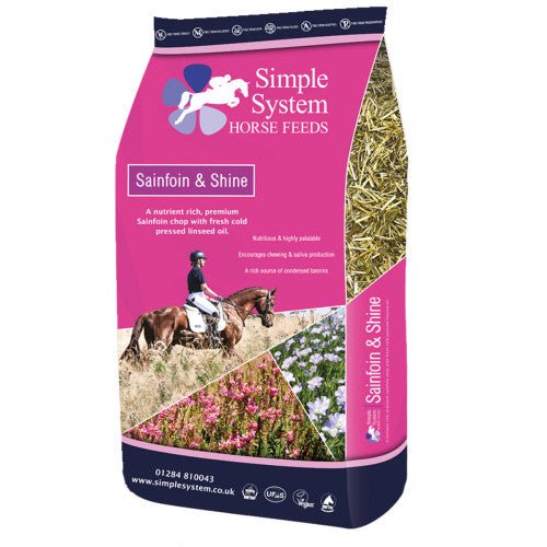Load image into Gallery viewer, Simple System Sainfoin &amp; Shine 18kg - Ashurst Equestrian &amp; Country
