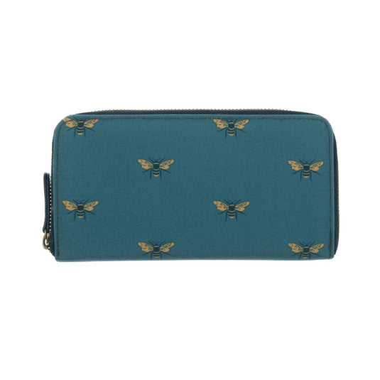 Sophie Allport Bees Teal Wallet Purse - Ashurst Equestrian & Country