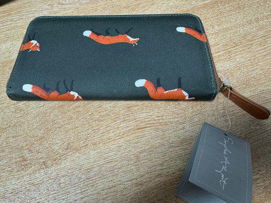 Sophie Allport Foxes Forest Green Wallet Purse - Ashurst Equestrian & Country