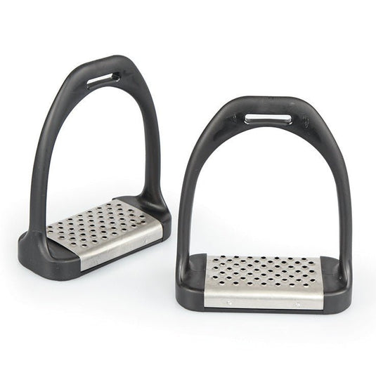 Stirrup Irons With Metal Tread - Ashurst Equestrian & Country