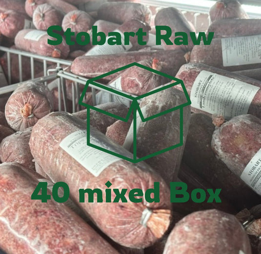 Stobart Raw Dog food - Box of 40 rolls - Ashurst Equestrian & Country