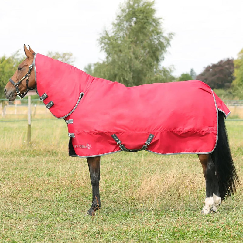 Load image into Gallery viewer, Stormx Empra 300 G Combi Turnout Rug Red - Ashurst Equestrian &amp; Country
