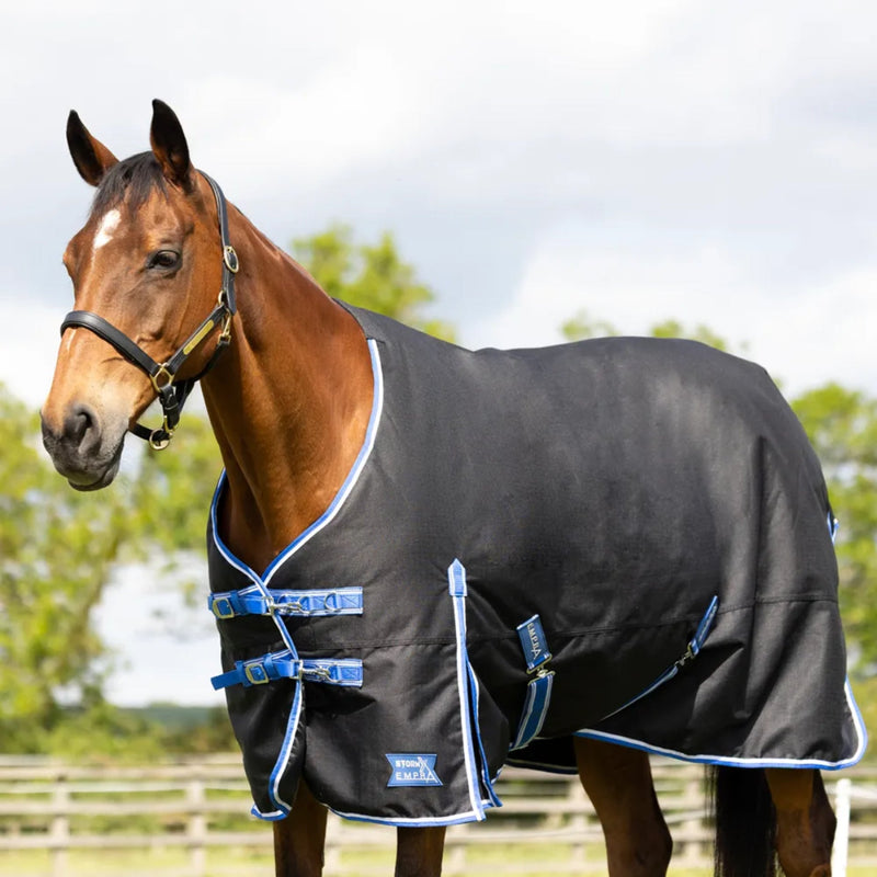 Load image into Gallery viewer, Stormx Empra Extra (1200d) 100g Turnout Rug - Black - Ashurst Equestrian &amp; Country
