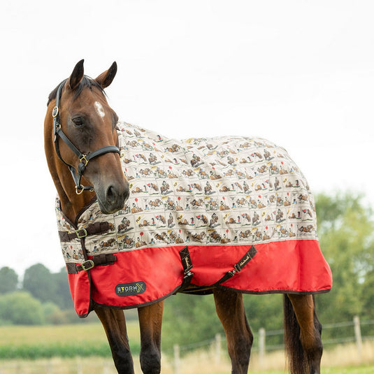 Stormx Original 0 G Turnout Rug Thelwell Comic Chaos - Ashurst Equestrian & Country