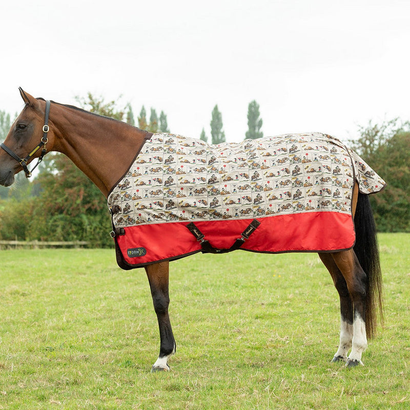 Load image into Gallery viewer, Stormx Original 100 G Turnout Rug Thelwell Comic Chaos - Ashurst Equestrian &amp; Country
