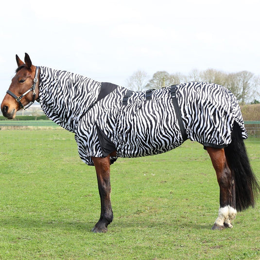 Stormx Original Sweet Itch Zebra Rug Black/White - Ashurst Equestrian & Country