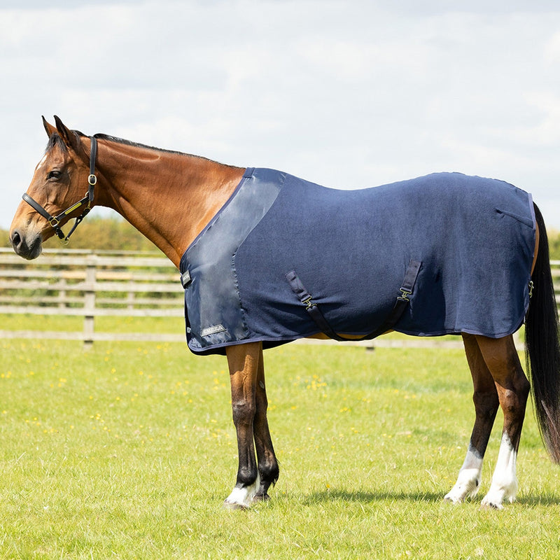 Load image into Gallery viewer, Stromx Empra Salient Cooler Fleece Rug Navy - Ashurst Equestrian &amp; Country
