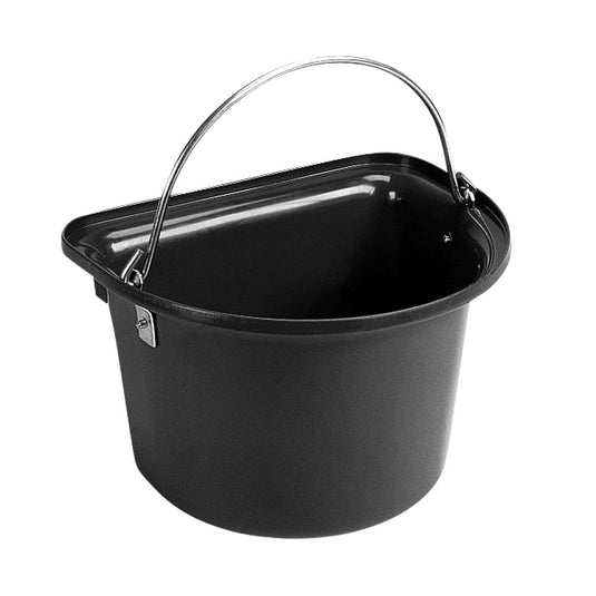 STUBBS Flat Sided Bucket (S5B) - Black - Ashurst Equestrian & Country