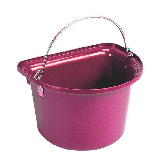 STUBBS Flat Sided Bucket (S5B) - Pink - Ashurst Equestrian & Country