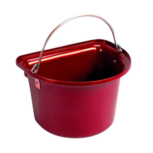 STUBBS Flat Sided Bucket (S5B) - Red - Ashurst Equestrian & Country