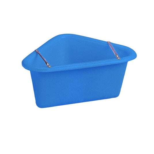 STUBBS Plastic Corner Manger (S2P) - Blue - Ashurst Equestrian & Country
