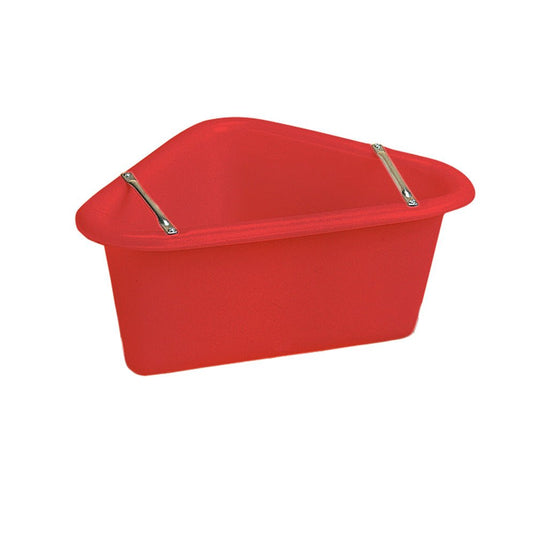 STUBBS Plastic Corner Manger (S2P) - Red - Ashurst Equestrian & Country