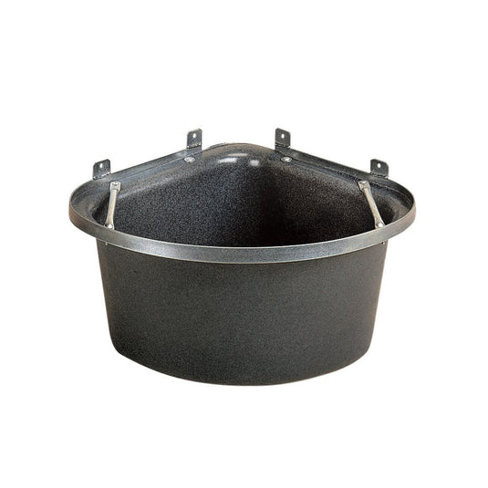 STUBBS Plastic Corner Manger (S4P) - Grey - Ashurst Equestrian & Country