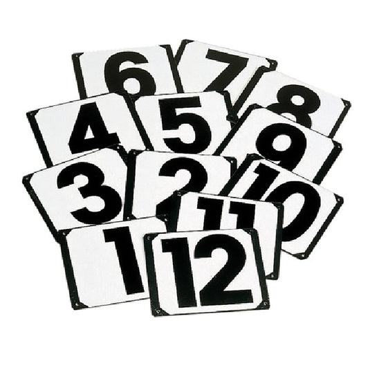 Stubbs Screw On Steel Plates Numbers - Ashurst Equestrian & Country