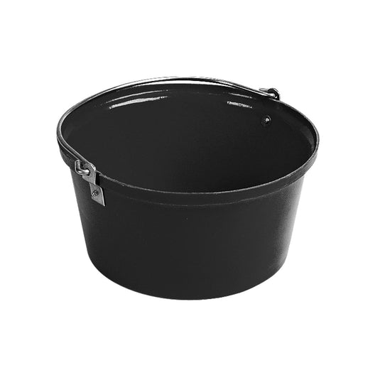 STUBBS Shallow Feed Bucket (S43M) - Black - Ashurst Equestrian & Country