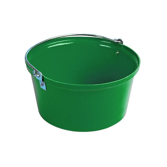 STUBBS Shallow Feed Bucket (S43M) - Green - Ashurst Equestrian & Country