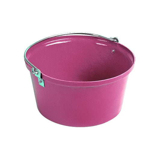 STUBBS Shallow Feed Bucket (S43M) - Pink - Ashurst Equestrian & Country