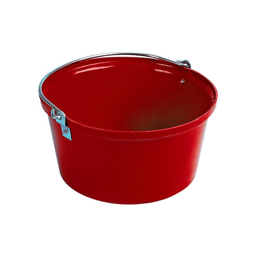 STUBBS Shallow Feed Bucket (S43M) - Red - Ashurst Equestrian & Country
