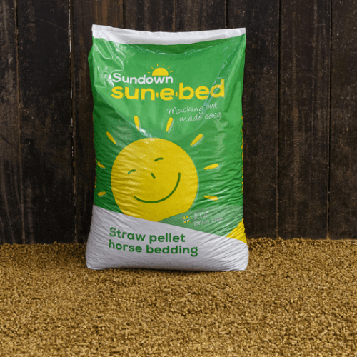 Sundown Sun - e - Bed Straw Pellets - Ashurst Equestrian & Country