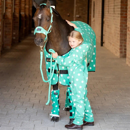 Supreme Products Dotty Fleece Boots Gorgeous Green - Ashurst Equestrian & Country